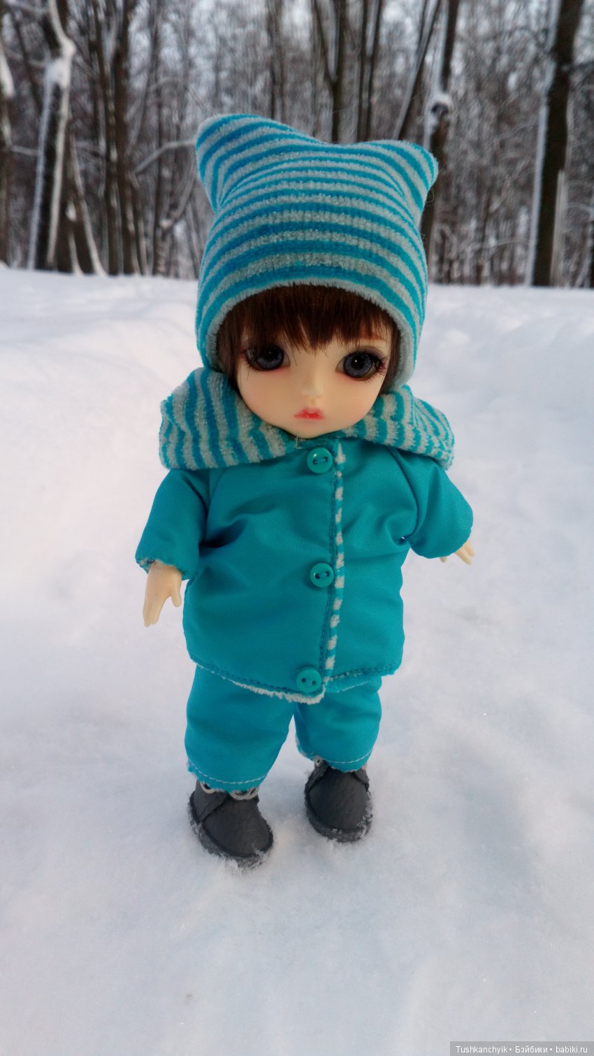 Каролинка и Марик. Зимняя прогулка | Бэйбики Каролинка и Марик. Зимняя прогулка (фото 7)