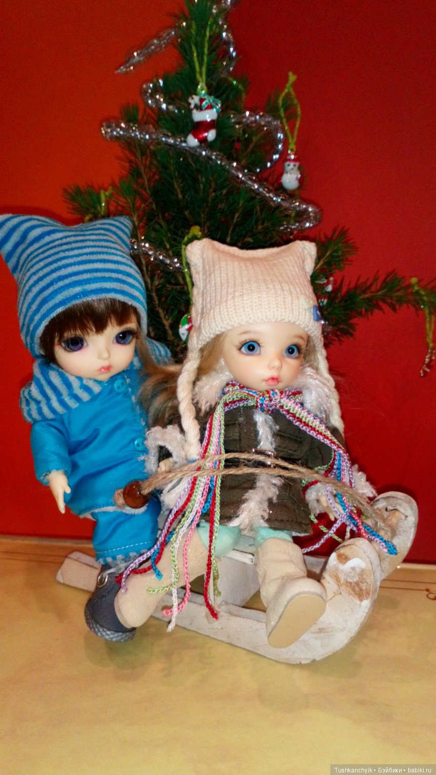 Каролинка и Марик. Зимняя прогулка | Бэйбики Каролинка и Марик. Зимняя прогулка (фото 3)