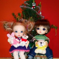 Каролинка и Марик. Новый год