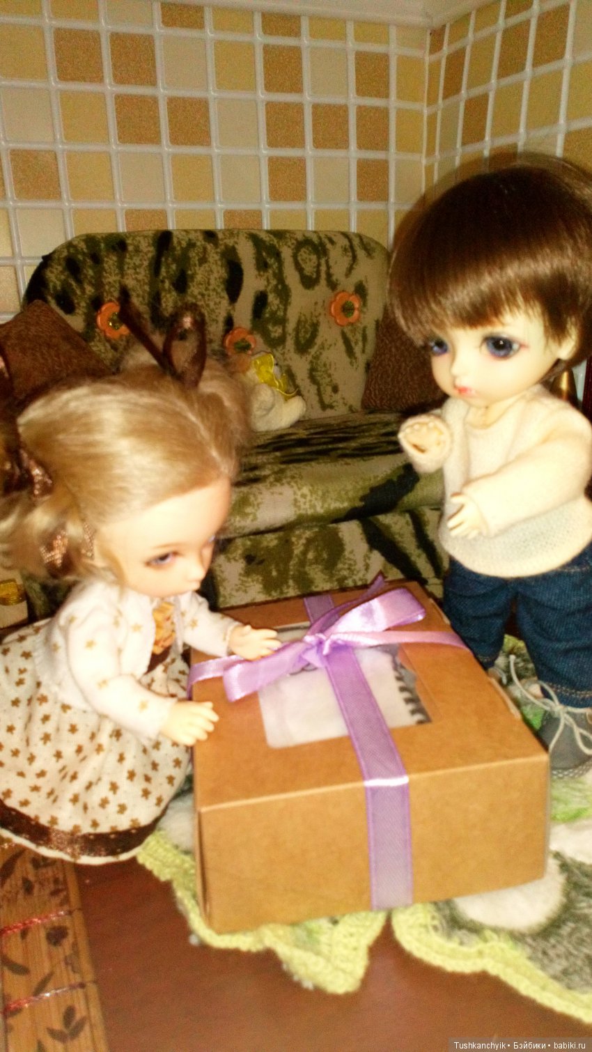 Каролинка и Марик. День рождения Каролинки. Сюрприз для сестры. Подарок от Lazy_Lory | Бэйбики Каролинка и Марик. День рождения Каролинки. Сюрприз для сестры. Подарок от Lazy_Lory (фото 3)