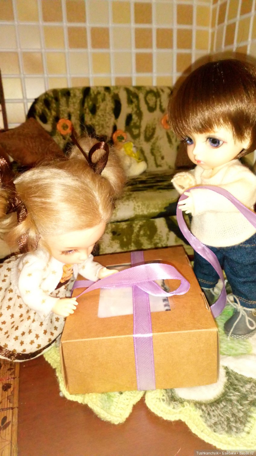 Каролинка и Марик. День рождения Каролинки. Сюрприз для сестры. Подарок от Lazy_Lory | Бэйбики Каролинка и Марик. День рождения Каролинки. Сюрприз для сестры. Подарок от Lazy_Lory (фото 4)
