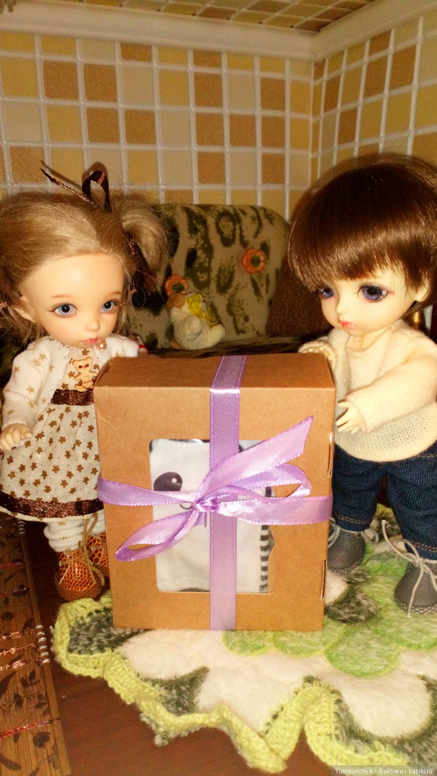 Каролинка и Марик. День рождения Каролинки. Сюрприз для сестры. Подарок от Lazy_Lory | Бэйбики Каролинка и Марик. День рождения Каролинки. Сюрприз для сестры. Подарок от Lazy_Lory (фото 2)