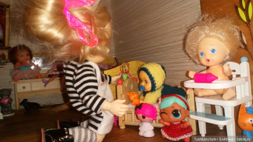 Каролинка и Марик. День рождения Каролинки. Сюрприз для сестры. Подарок от Lazy_Lory | Бэйбики Каролинка и Марик. День рождения Каролинки. Сюрприз для сестры. Подарок от Lazy_Lory