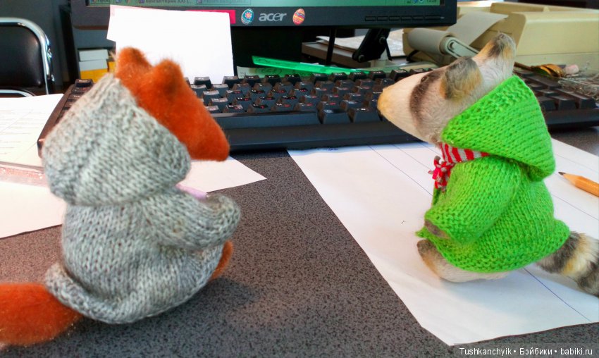 Домино и Томас. На работе (фото 7)