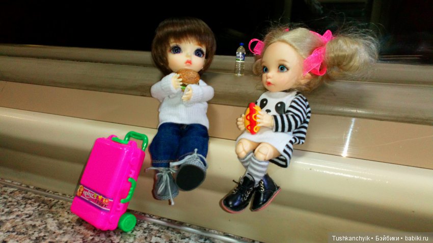 Каролинка и Марик. Малыши в НиНо. Ч. 1. Поезд (фото 2)