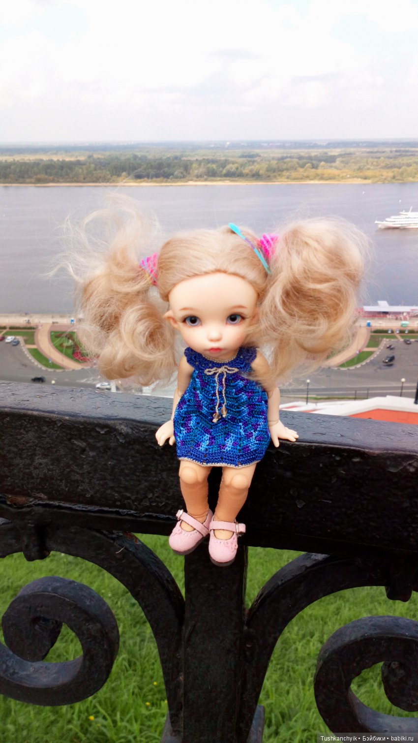 Каролинка и Марик. Малыши в НиНо. Ч. 6. Смотровая площадка Чкаловской лестницы (фото 7)