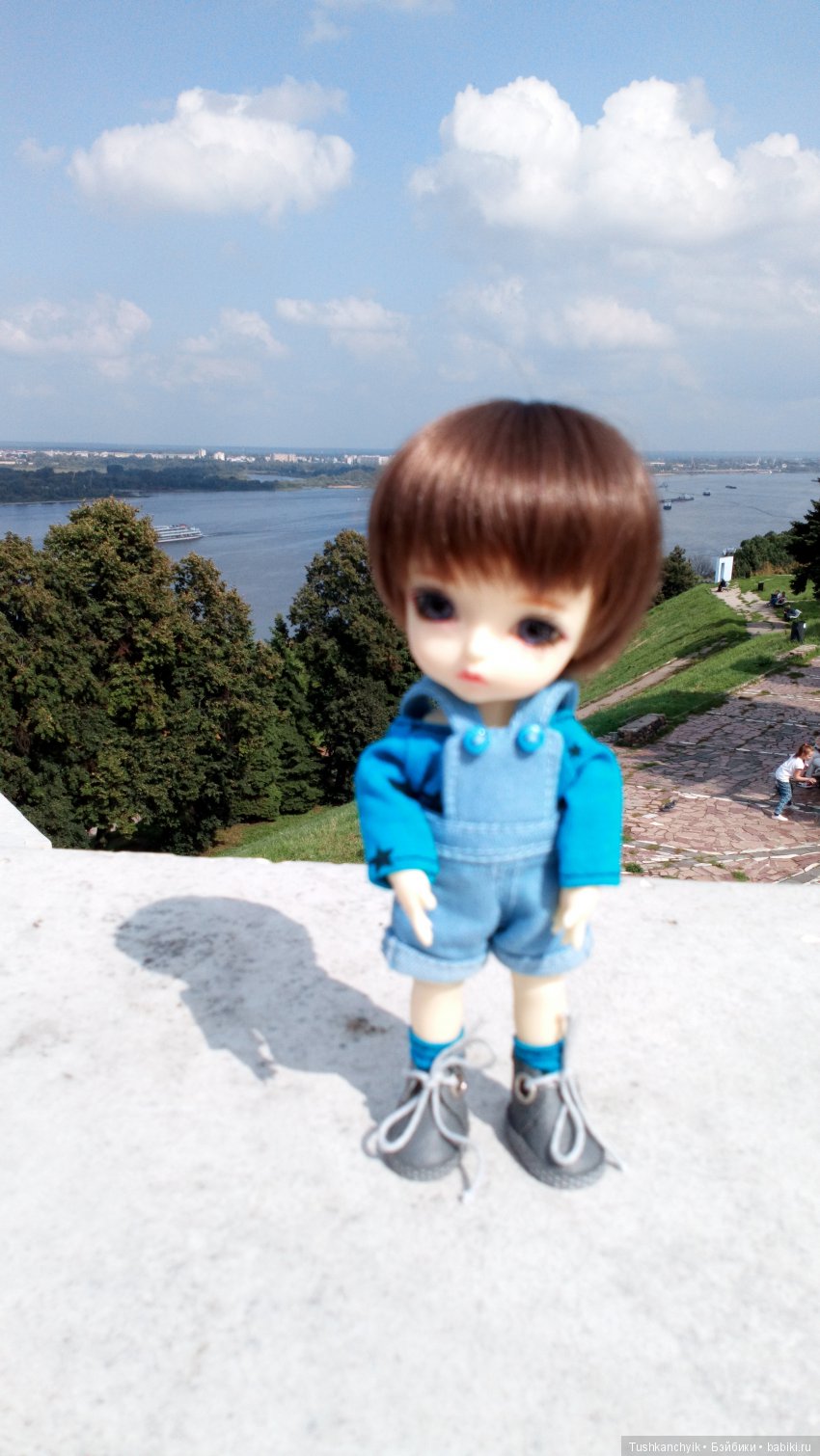 Каролинка и Марик. Малыши в НиНо. Ч. 6. Смотровая площадка Чкаловской лестницы (фото 6)