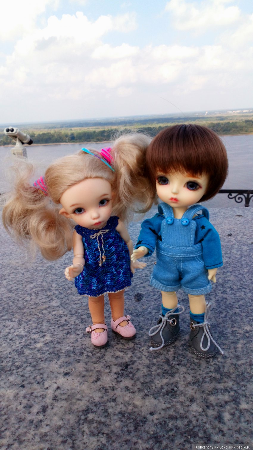 Каролинка и Марик. Малыши в НиНо. Ч. 6. Смотровая площадка Чкаловской лестницы (фото 5)