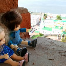 Каролинка и Марик. Малыши в НиНо. Ч. 9. Кремлёвская стена