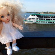 Каролинка и Марик. Малыши в НиНо. Ч. 15. Набережная + Трамвай 11