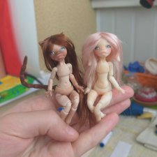 Новые куклы и немного моего творчества