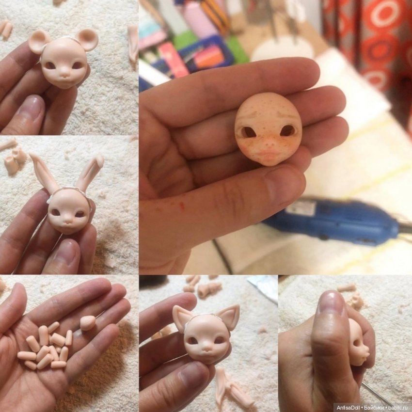Моё закулисье — Авторские шарнирные куклы своими руками: лепка