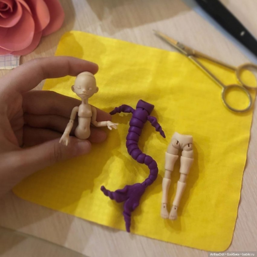 Моё закулисье — Авторские шарнирные куклы своими руками: лепка (фото 6)