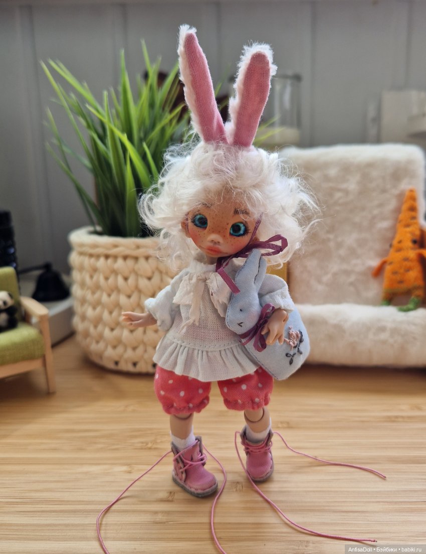 Мишка Ми-Мишка — Авторские шарнирные куклы своими руками: лепка