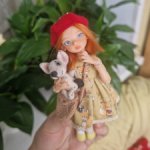 Авторская кукла Соня. 16 см