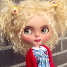 Кукла блайз с натуральными волосами