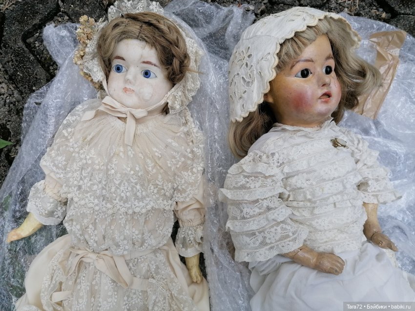 Кот в мешке 2. Две куклы — Редкие антикварные куклы и реплики: воск