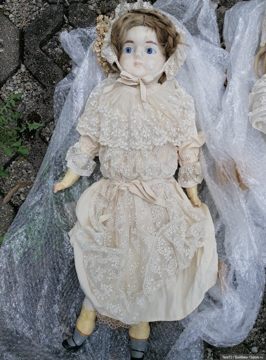 Кот в мешке 2. Две куклы — Редкие антикварные куклы и реплики: воск (фото 4)