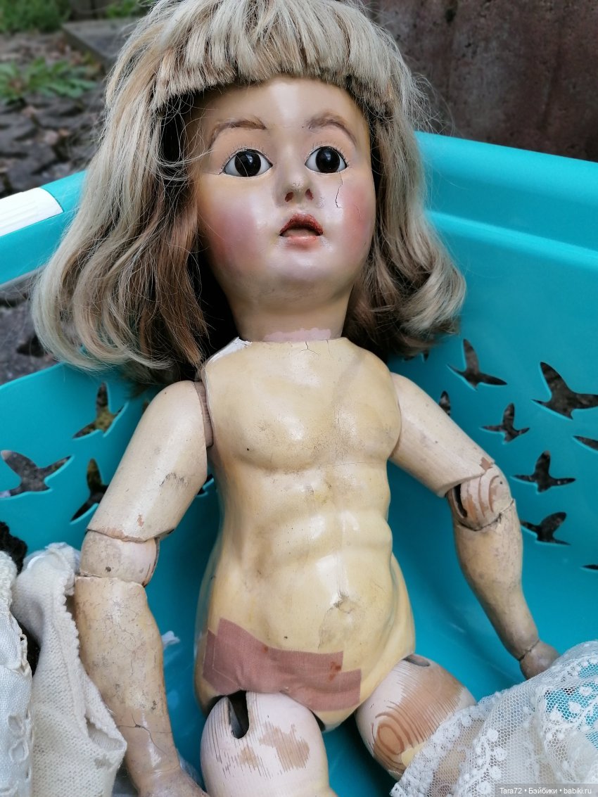 Кот в мешке 2. Две куклы — Редкие антикварные куклы и реплики: воск (фото 6)