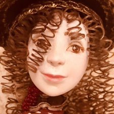 Авторская кукла «Кофейная рапсодия»