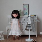 Одежда для Блайз на теле обитсу 22, azone xs, ландуду, бёрди