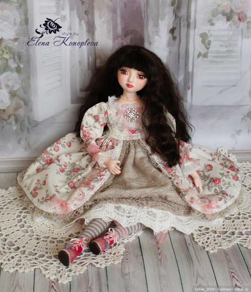 Моя первая куколка из самоотвердевающего пластика LaDoll Premix Жасмин, будуарная (фото 7)