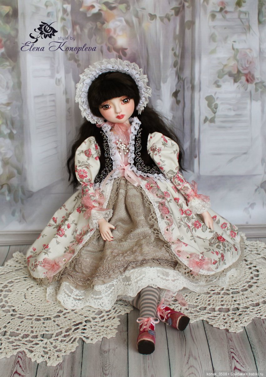 Моя первая куколка из самоотвердевающего пластика LaDoll Premix Жасмин, будуарная (фото 2)