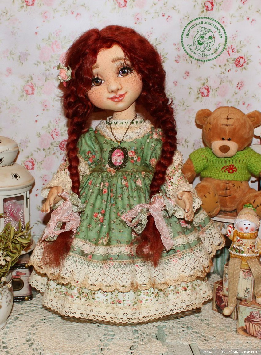 Текстильные куколки Елены Коноплёвой. Моя любовь и нежность в этих куколках (фото 10)
