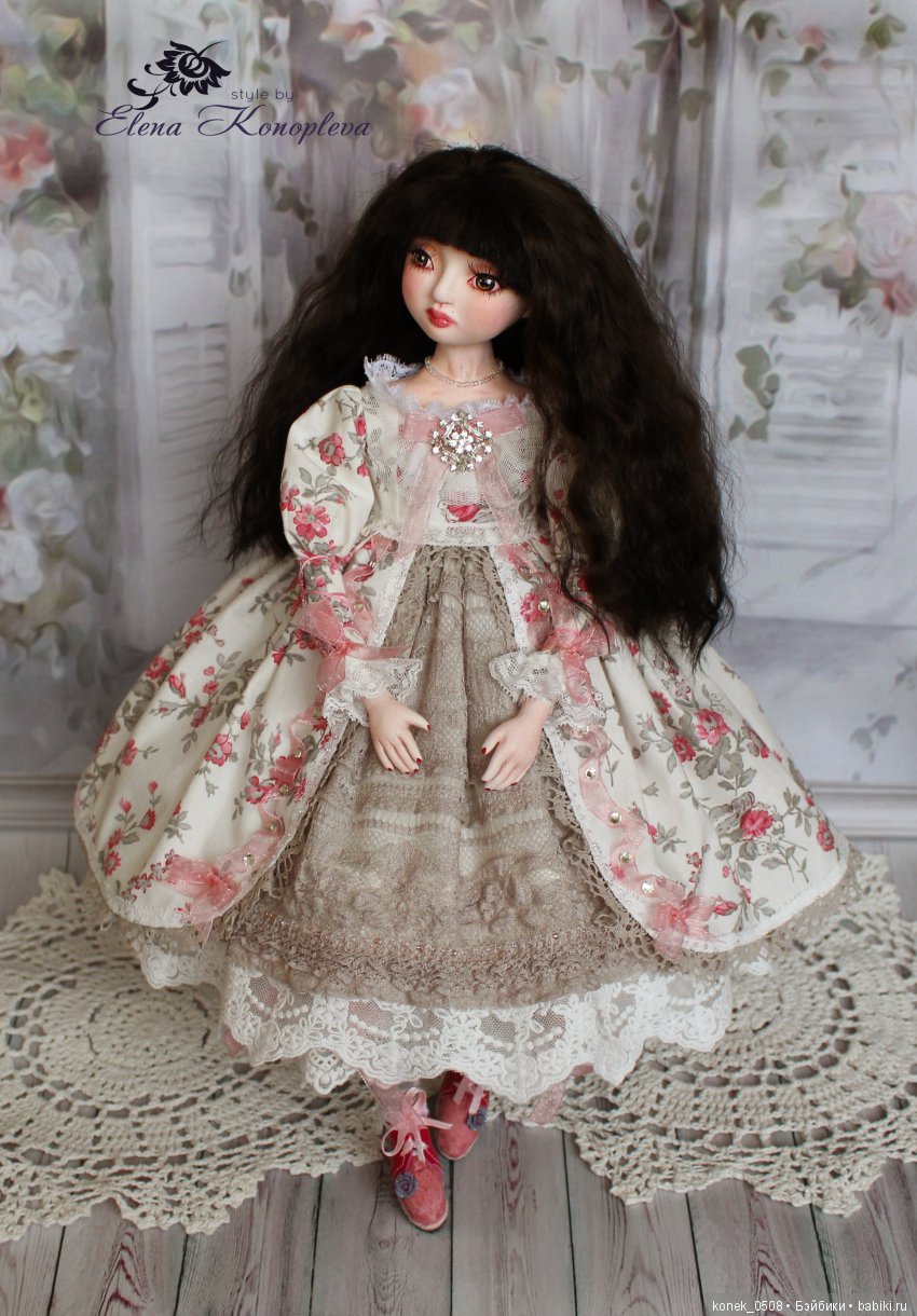 Моя первая куколка из самоотвердевающего пластика LaDoll Premix Жасмин, будуарная (фото 6)