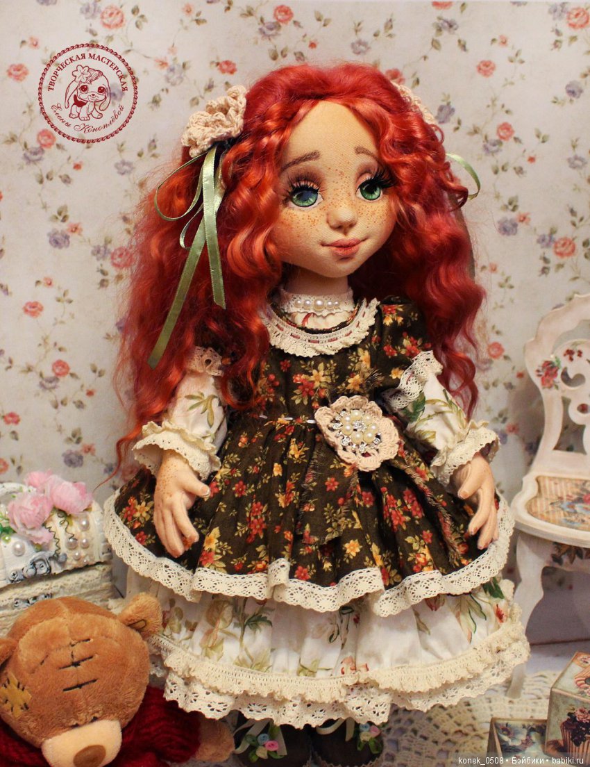 Текстильные куколки Елены Коноплёвой. Моя любовь и нежность в этих куколках (фото 5)
