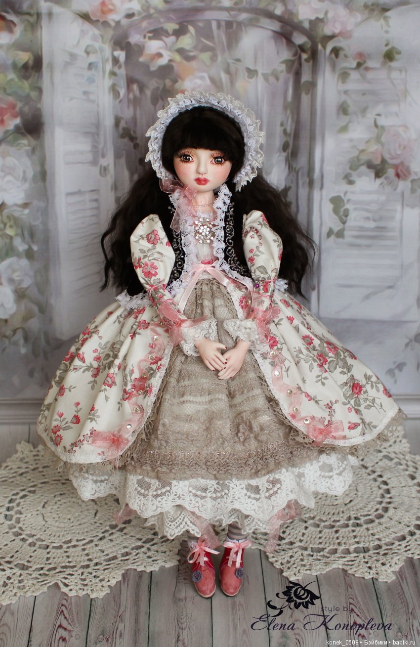 Моя первая куколка из самоотвердевающего пластика LaDoll Premix Жасмин, будуарная (фото 5)