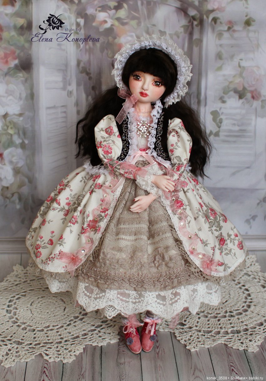 Моя первая куколка из самоотвердевающего пластика LaDoll Premix Жасмин, будуарная (фото 4)