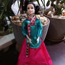 Аврора в национальном костюме Кореи+выкройка