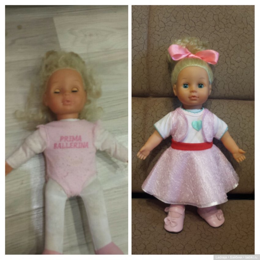 Обновленная балеринка — Кукольная мастерская: ремонт (фото 4)