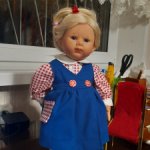 Студийная  куколка  Марго - урожденная Тильда