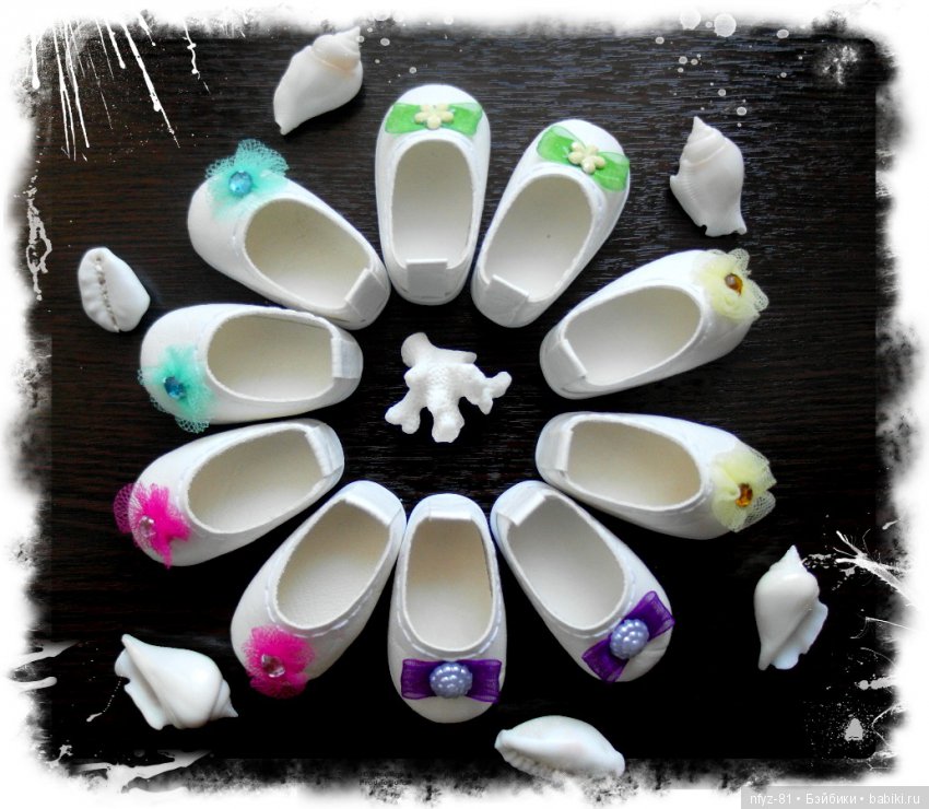 Цвирова Татьяна — Обувь для кукол Паола Рейна 32 см