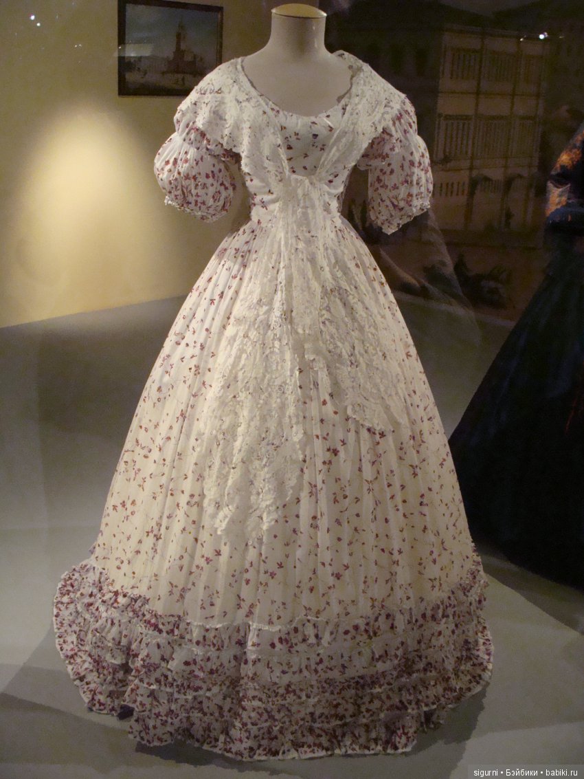 Кисейное платье 19 век