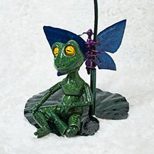 Шарнирная Кукла Лягуша Настюша OOAK