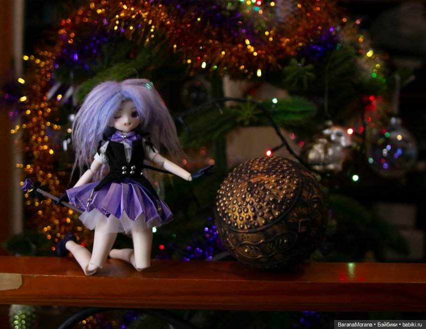 Наряжаем елку в тишине зимней ночи