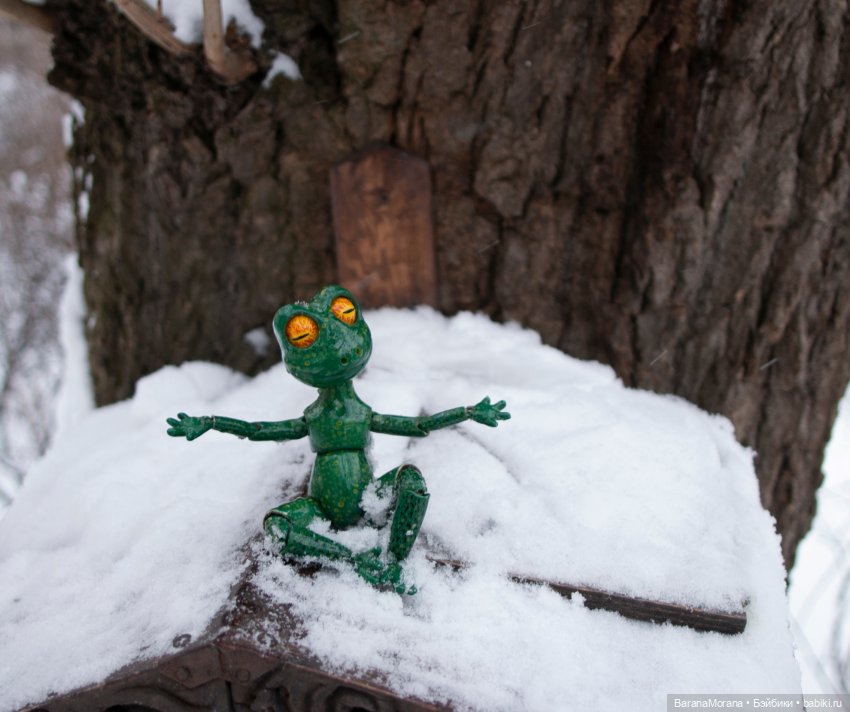 О зиме и лягушках — Авторские шарнирные куклы своими руками: лепка (фото 4)