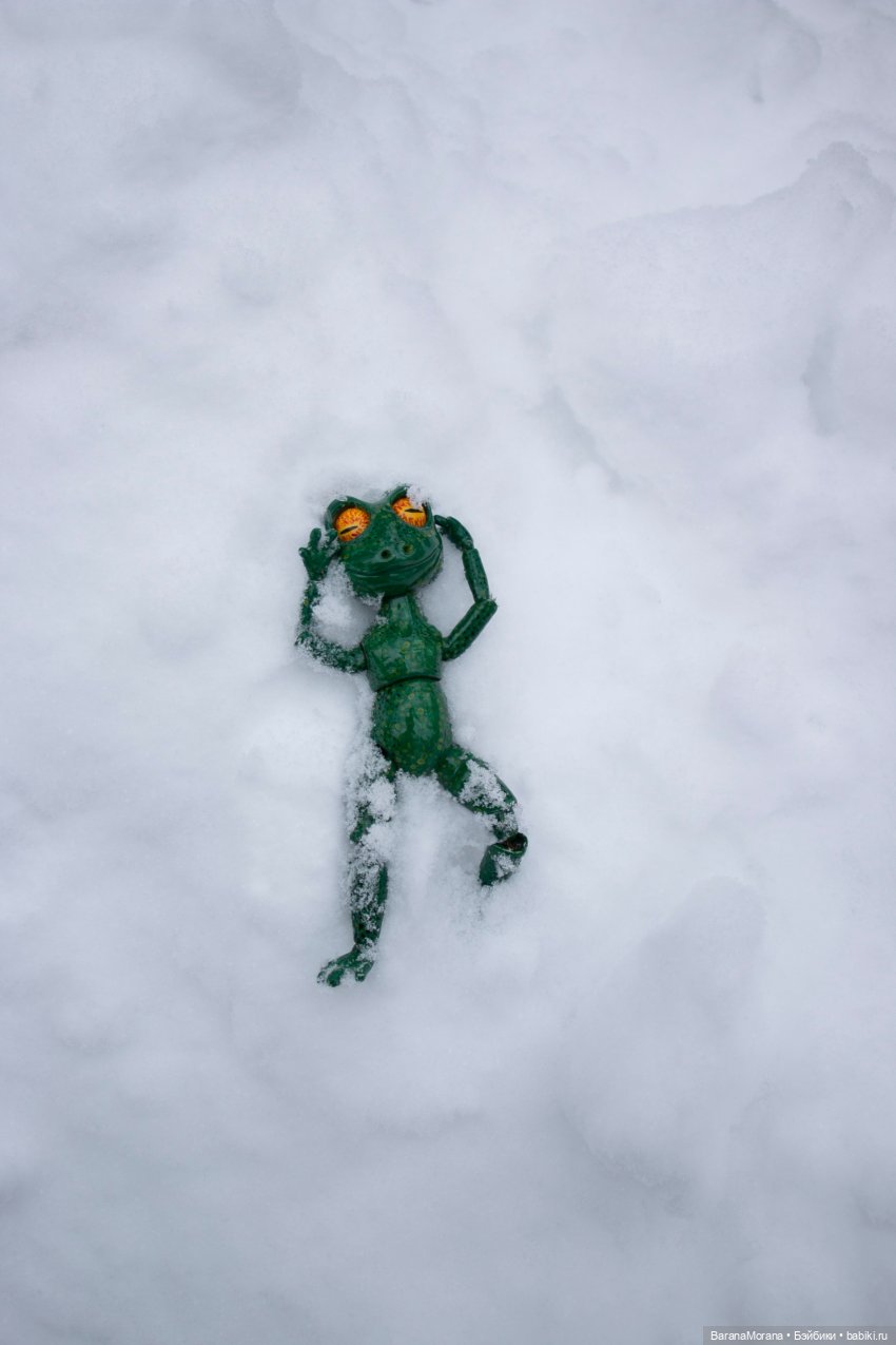 О зиме и лягушках — Авторские шарнирные куклы своими руками: лепка (фото 7)