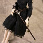 Миниатюра шпага с ножнами для  куклы 1/4 (неигровая)