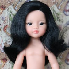 Яркая Лиу #1 с волнистыми волосами от Паола Рейна (Paola Reina). Нюд. 2017 г.