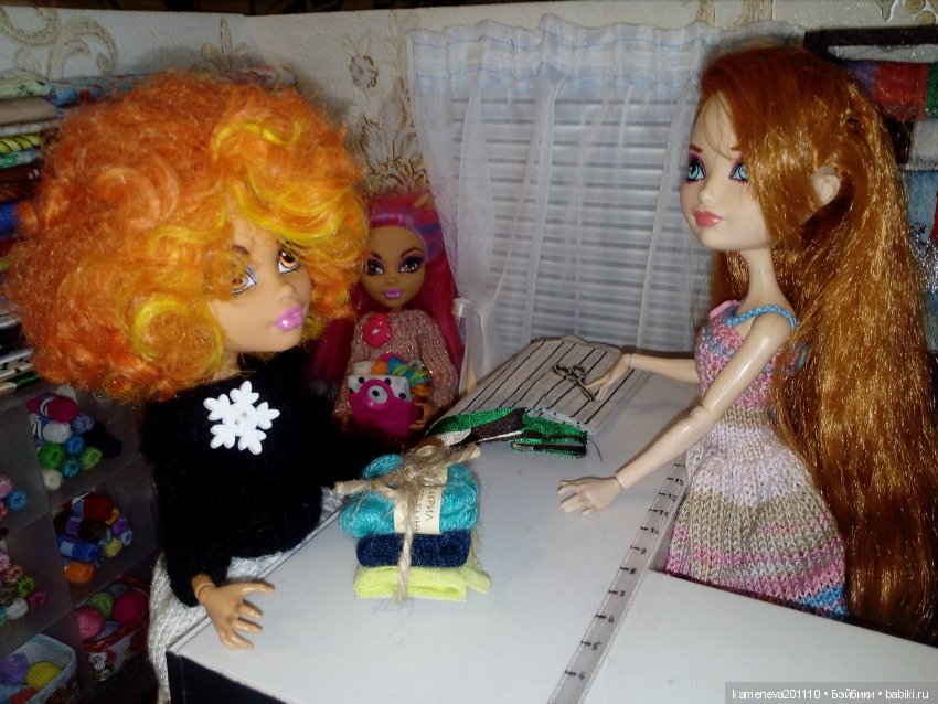 Румбокс "Магазинчик ткани и пряжи"