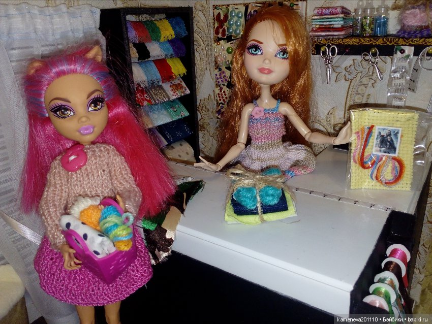 Румбокс "Магазинчик ткани и пряжи"