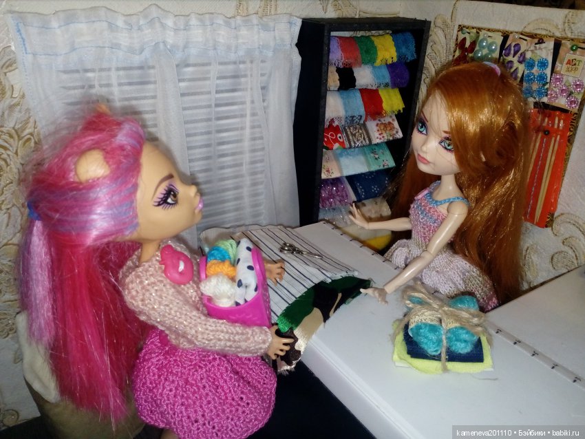 Румбокс "Магазинчик ткани и пряжи"