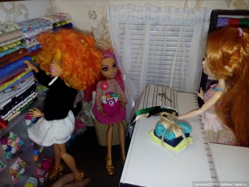 Румбокс "Магазинчик ткани и пряжи"