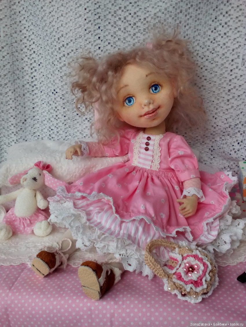 Авторская текстильная кукла Фанечка