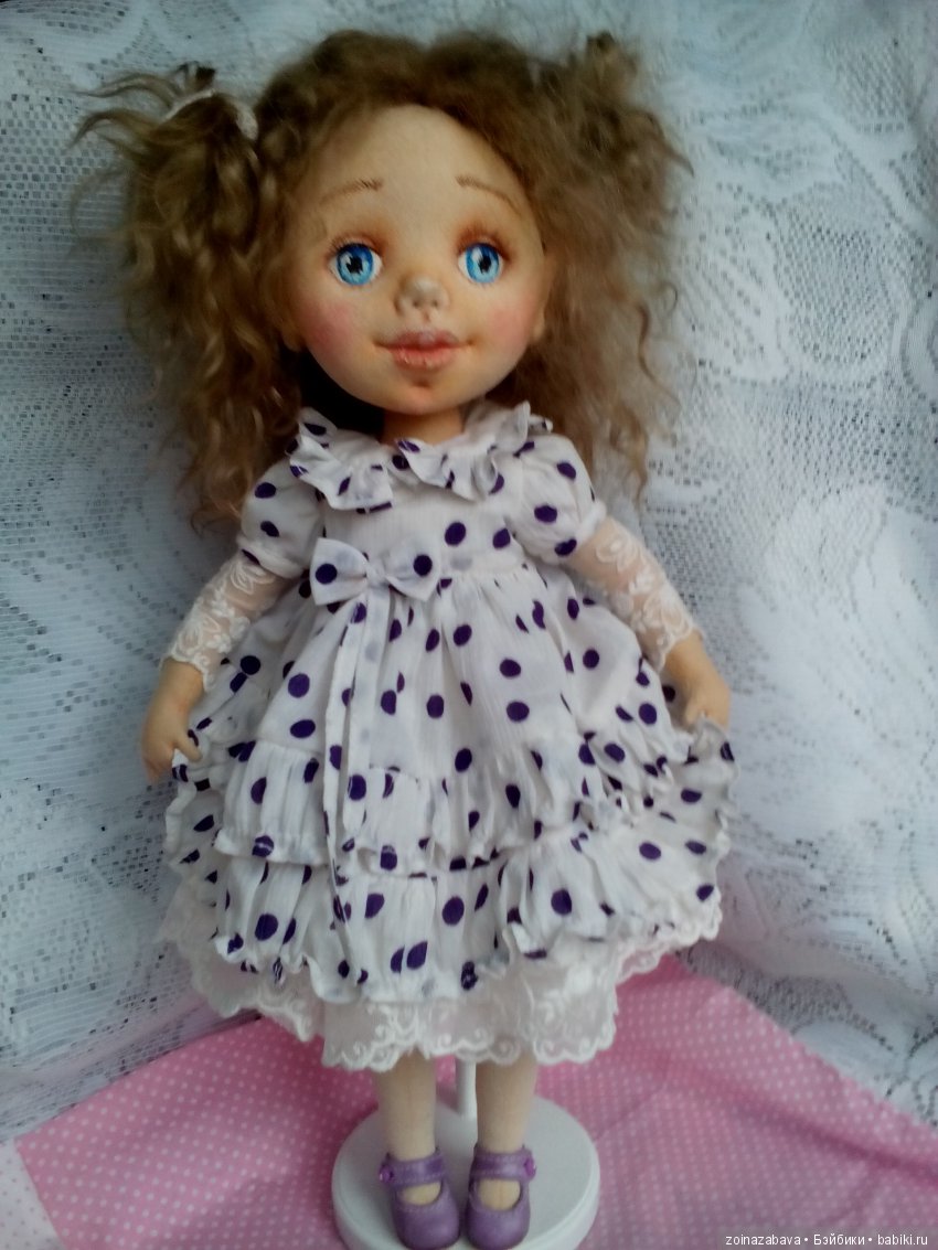 Авторская текстильная кукла Оленька