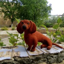 Таксы из шерсти